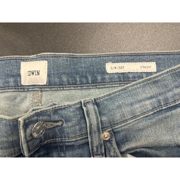 Anthropologie x EDWIN NWT Elin Crop in Ambition Size 29 MSRP $178 - Picture 8 of 8